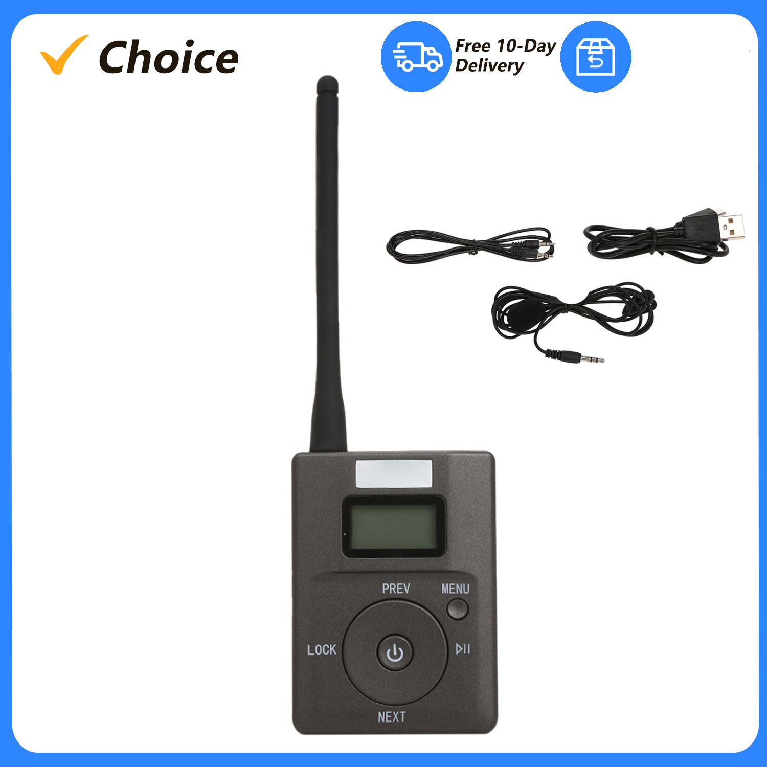 Platinum 8280 - HDR-831 pemancar FM Digital Stereo portabel,