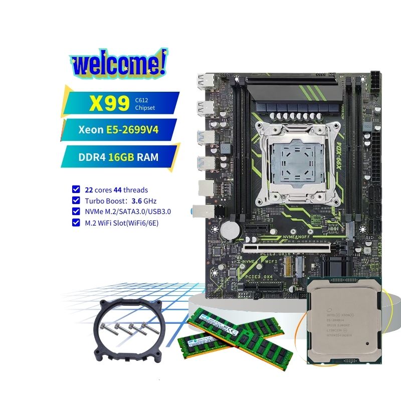 E5 2699 V4 - PANDL Set Kombinasi PC Desktop Matx
