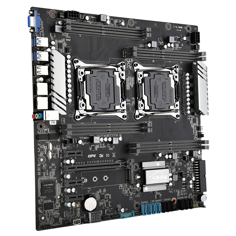 Set Motherboard Ganda X99 deng - E5 2699 V4 ulasan dan harga