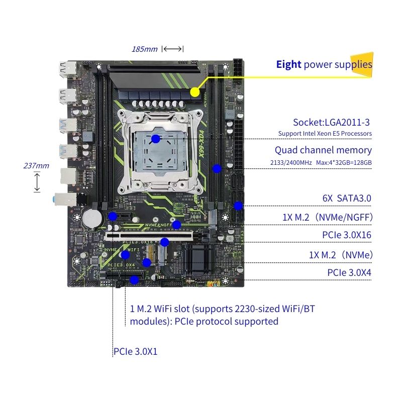 PANDL Set Kombinasi PC Desktop - E5 2699 V4 ulasan dan harga